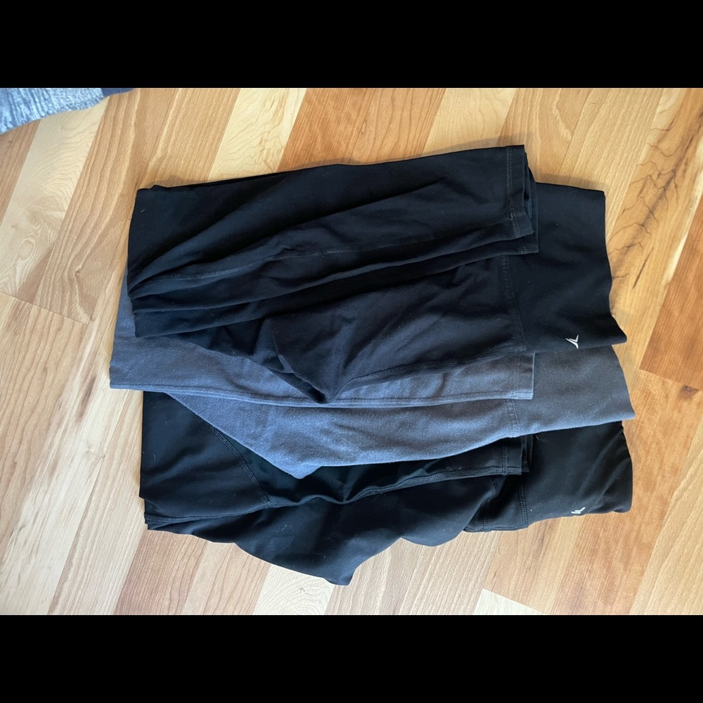 Three pair old Navy Leggings